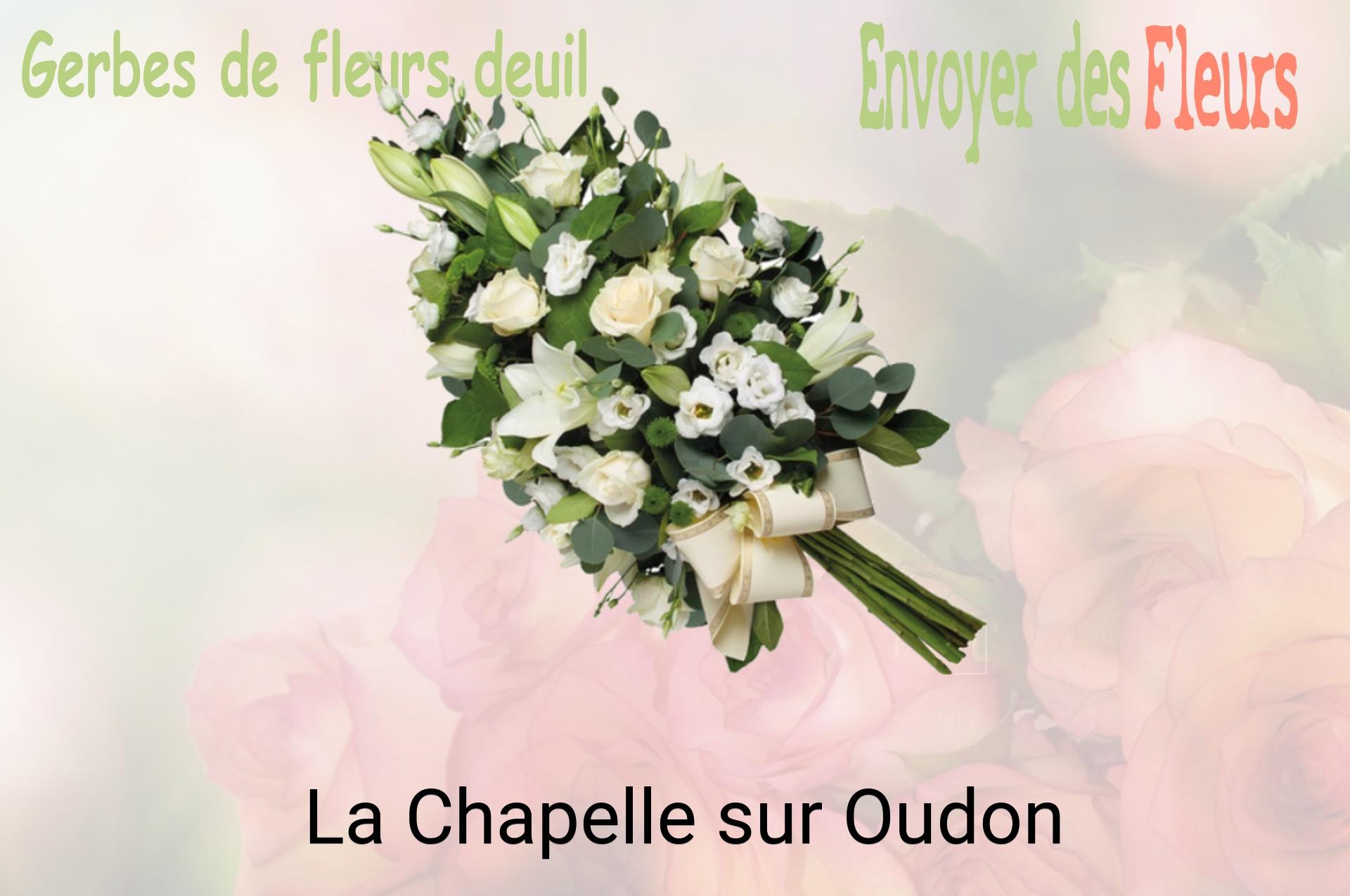 Gerbe de fleurs de deuil livrée à La Chapelle-sur-Oudon